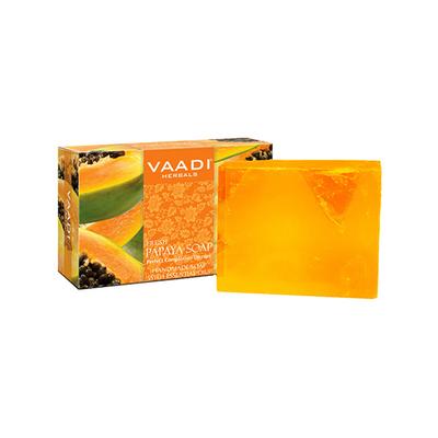 Vaadi Herbals Handmade Soap - Fresh Papaya 75 gm - Soaps
