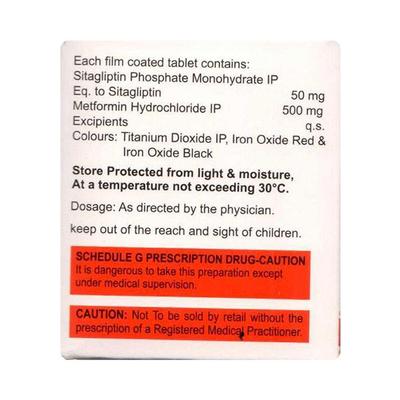 ACOSITA M 500 Tablet 15's - Diabetes-Ant