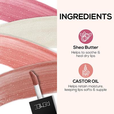 Renee See Me Shine Minis Gloss Party Lip Gloss Combo 1ml each 4's - Lip Glosses