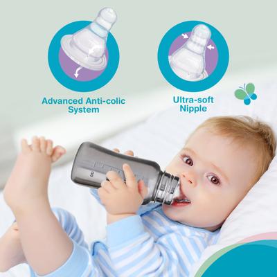 Vega Baby & Mom Steel Feeding Bottle Regular Neck 240ml - Feeding & Nursing