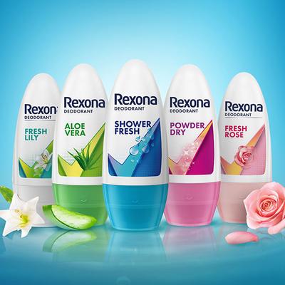 Rexona Powder Dry Underarm Roll On Deodorant For Women 50 ml - Women Deodorants/Roll-Ons