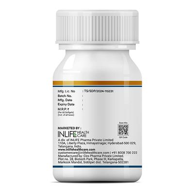 INLIFE Vitamin D3 5000 IU Cholecalciferol Softgels 60's - Multi-Vitamins