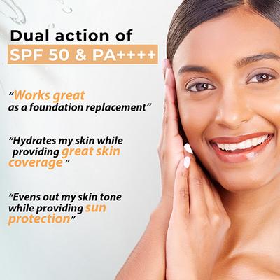 Kaya Agedefy Tinted Sunscreen Spf 50 50 gm - Body Sunscreen