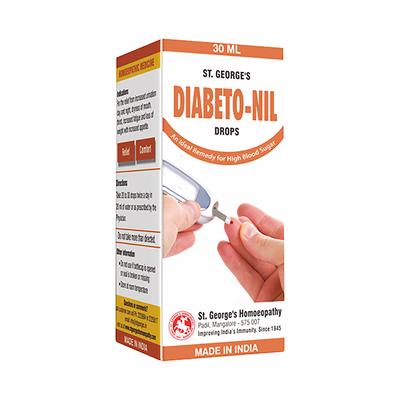 St. George's Diabeto-Nil Drop 30 ml - Homeopathic Drops