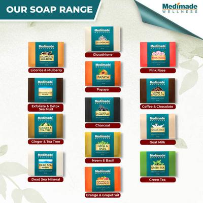 Medimade Neem & Basil Premium Soap (Pack of 3) 1's - Soaps