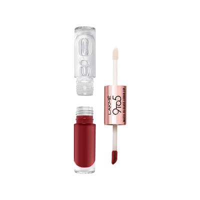 Lakme 9 to 5 Matte to Glass Liquid Lip - Fiery Red 7.6 ml - Liquid Lipsticks