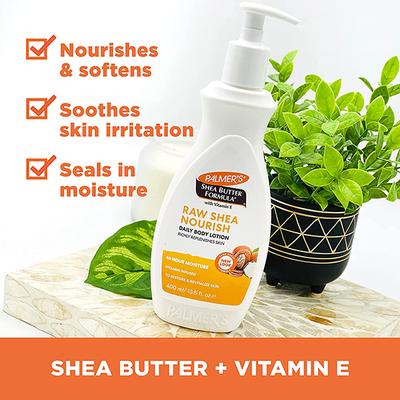 Palmer's Shea Butter Formula With Vitamin E Raw Shea Nourish Daily Body Lotion 400ml - Lotions & Creams
