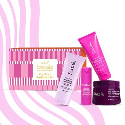 Foxtale Oil Free Radiance Kit - Festive Glow, Oil-Free Radiance 1's - Facial Kits