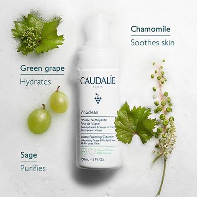Caudalie Vinoclean Instant Foaming Cleanser 150 ml - Face Wash & Cleansers