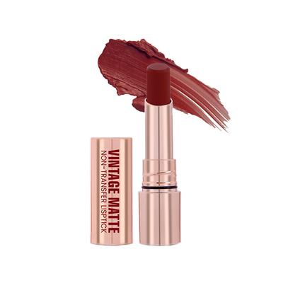 Half N Half Vintage Matte Non-Transfer Lipstick , Maroon Goddess-16 3.8 g - Lipsticks