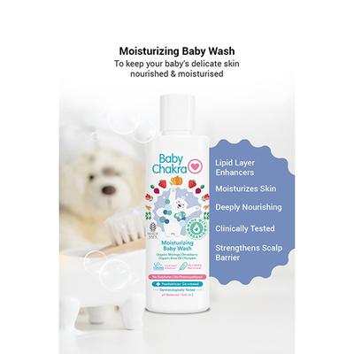 BabyChakra Moisturizing Baby Wash 200 ml - Baby Body Wash