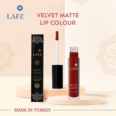 Lafz Transfer Proof & Smudge Proof Velvet Matte Lip Colour, Ruby Twilight 5.5 ml - Liquid Lipsticks