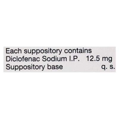 FENSUPP 12.5 Suppositories 5's - Pain relief-Nsa