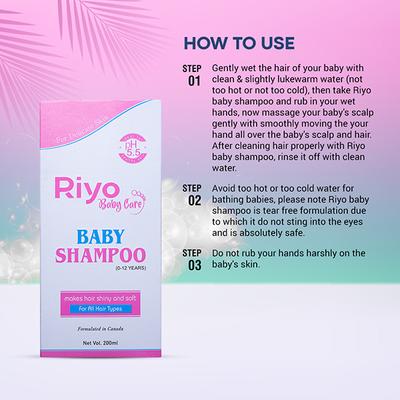 Riyo Baby Shampoo 200 ml - Baby Shampoo