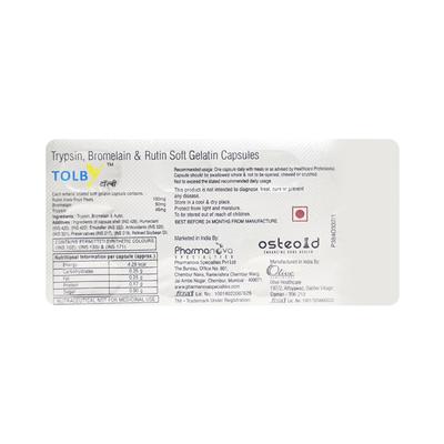 TOLBY Capsule 10's - Pain relief-Ant