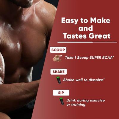 Fitspire Super BCAA Powerful Intra Workout m 25 Servings Watermelon 250 gm - Bcaa Supplements