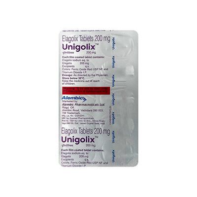 UNIGOLIX 200 Tablet 10's - Uterus Conditions-Dut