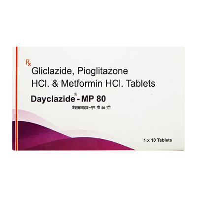 DAYCLAZIDE MP 80 Tablet 10's - Diabetes-Ant