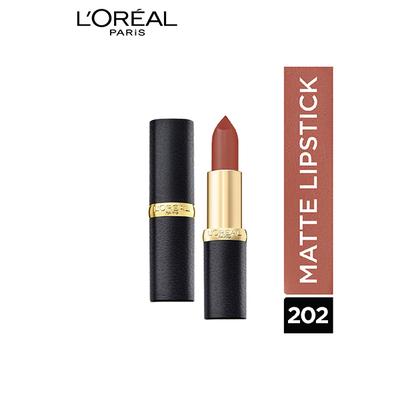 L'Oreal Paris Color Riche Moist Matte Lipstick, 202 Maple Mocha 3.7 Gm - Lipsticks