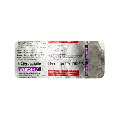 WELLTOR F 10mg Tablet 10's - High Cholesterol-Dys
