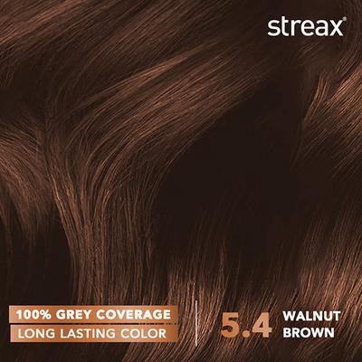Streax Hair Colour - Walnut Brown (60gm+60ml+20gm) 1's - Crème