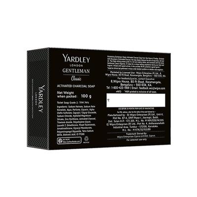 Yardley London Gentleman Classic Activated Charcoal Soap 100 gm - Soaps
