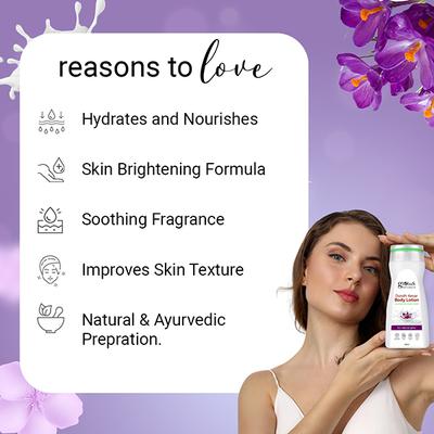 Globus Naturals Doodh Kesar Body Lotion, Enriched with Gulab and Haldi, for Natural Glow, 200ml each 2's - Creams, Lotions & Oils