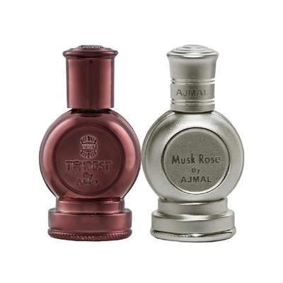 Ajmal Tempest Concentrated Perfume Oil Floral Alcohol For Unisex And Musk Rose Concentrated Perfume Oil Floral Musky Alcohol For Unisex 24 ml - Perfumes (Edt/Edp)