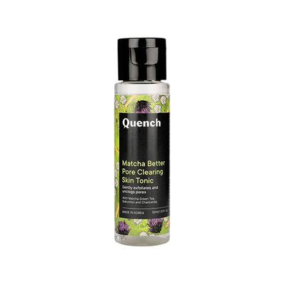 Quench Botanics Matcha Pore Clearing Toner Reduces Pore Apperance & Controls Excess Oil 30 ml - Toners