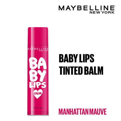 Maybelline New York Baby Lips Alia Loves New York Lip Balm, Manhattan Mauve SPF-20 4gm - Lip Balms