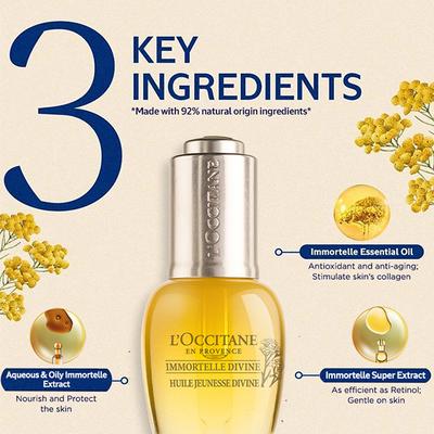 L'Occitane Immortelle Divine Youth Oil 30 ml - Face Oils