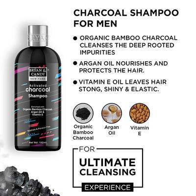 Bryan & Candy Charcoal Square Kit 550ml 5's - Creams/Oils/Lotions