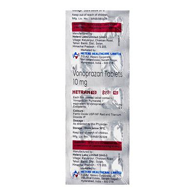 HETRAN 10 Tablet 10's - General-P