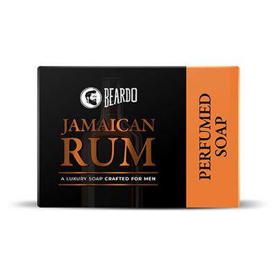 Beardo Jamaican Rum Perfumed Soap A Luxury Soap Vrafted for Men 75gm each 5's - Soaps