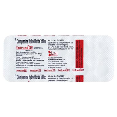 TRIFRANIL 50 Tablet 10's - Depression-Ant