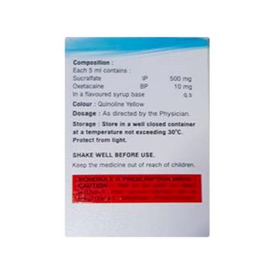 SUCRASHINE O SUGAR FREE PEPPERMINT FLAVOUR Suspension 200ml - Ulcer/Reflux/Flatulence-Aaa