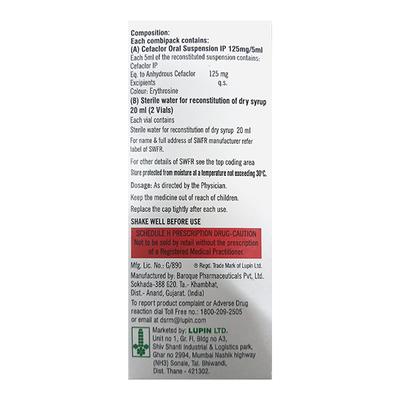 DISTACLOR 125mg Oral Suspension 60ml - Bacterial Infections-Cep