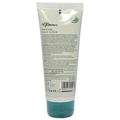 GLIMMER NATURAL FACE SCRUB MULTANI MITTI 100 gm - Face Scrubs