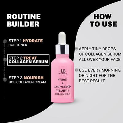 House of Beauty Collagen Serum-All Skin Types Reduces Wrinkles & Fine Lines with Vit-E 30ml - Face Oils