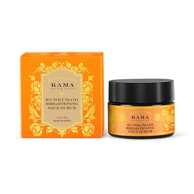 Kama Ayurveda Kumkumadi Brightening Face Scrub 50 gm - Scrubs & Exfoliants