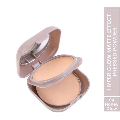 Half N Half Hyper Glow Matte Effect Pressed Compact Powderatte Flawless Finish- Honey Glow 20 gm - Compact Powder