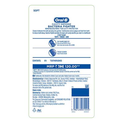 Oral-B Criss Cross Toothbrush with Neem Extracts (Medium) 4's - Toothbrushes