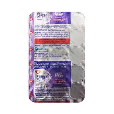 FEBREX PLUS Tablet 15's - Nasal Congestion-Nas