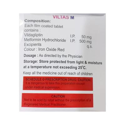 VILTAS M Tablet 10's - Diabetes-Ant