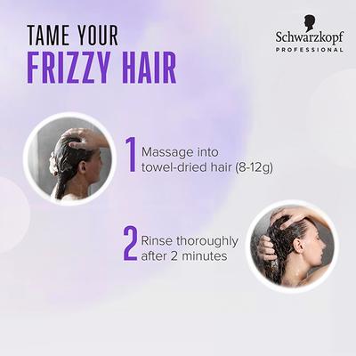 Schwarzkopf Professional Bonacure Frizz Away Conditioner with Babassu Oil,with Vegan Keratin 1000 ml - Conditioners