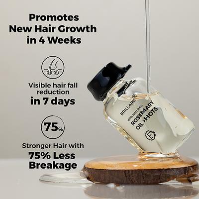 Brillare Rosemary Oil Shots For Rapid Hair Growth 48 ml - Hair Oils