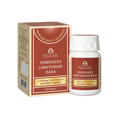 Pravek Shwaskas Chintamani Ras 30's - Speciality Medicines