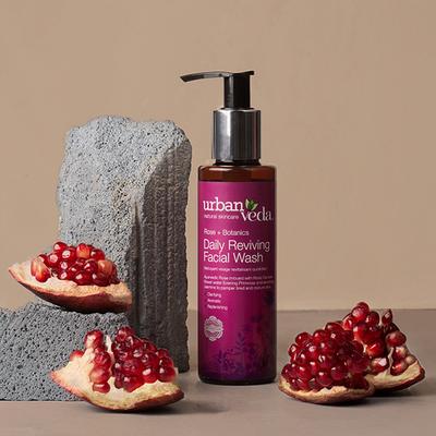 Urban Veda Reviving Ayurvedic Rose + Jasmine Reviving Facial Wash 150ml - Face Washes