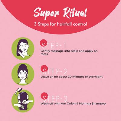 MyGlamm Superfoods Onion & Moringa-Hair Oil 100 ml - Hair Oils