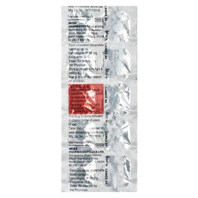 Lamez 50mg Tablet 10'S - Epilepsy/Convulsion-Ant